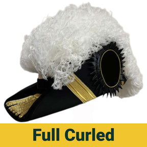 Eminent Commander Knights Templar Chapeau - All White Plumes - Bricks Masons