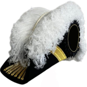Past Grand Commander Knights Templar Chapeau - All White Plumes - Bricks Masons