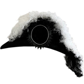 Grand Encampment Officer Knights Templar Chapeau - Black Underlayer Plumes - Bricks Masons