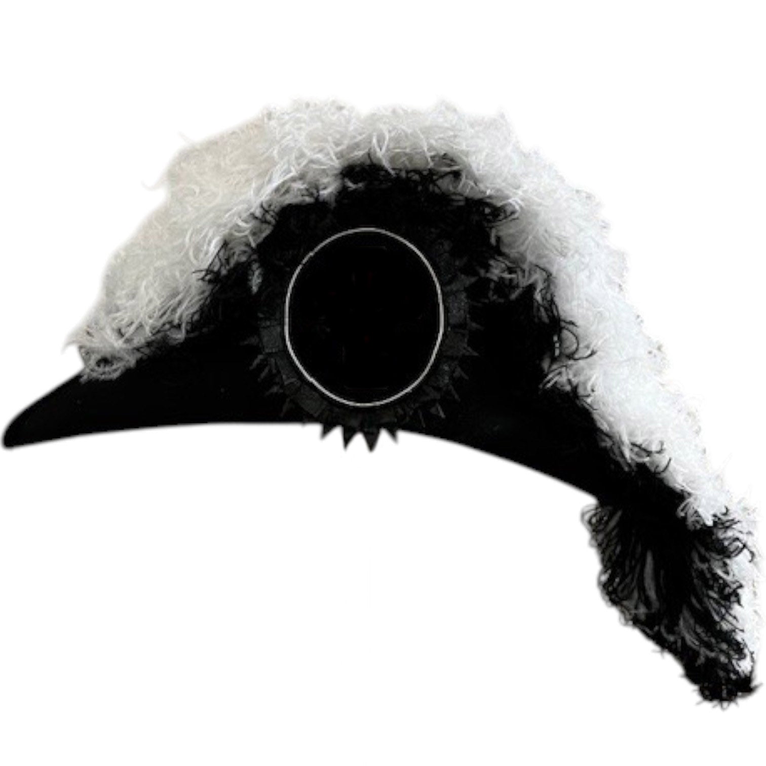 Eminent Commander Knights Templar Chapeau - Black Underlayer Plumes - Bricks Masons