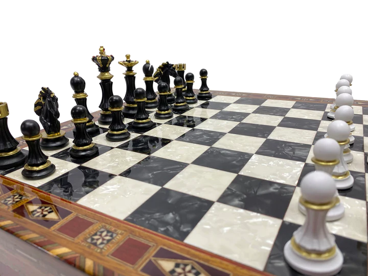 Order of Malta  Chess Set - 16.5" (42cm) - Bricks Masons