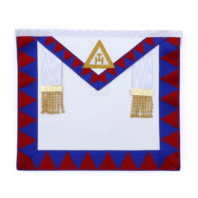 Companion English Royal Arch English Apron - Red & Blue