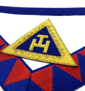 Provincial English Royal Arch Apron - Red & Blue