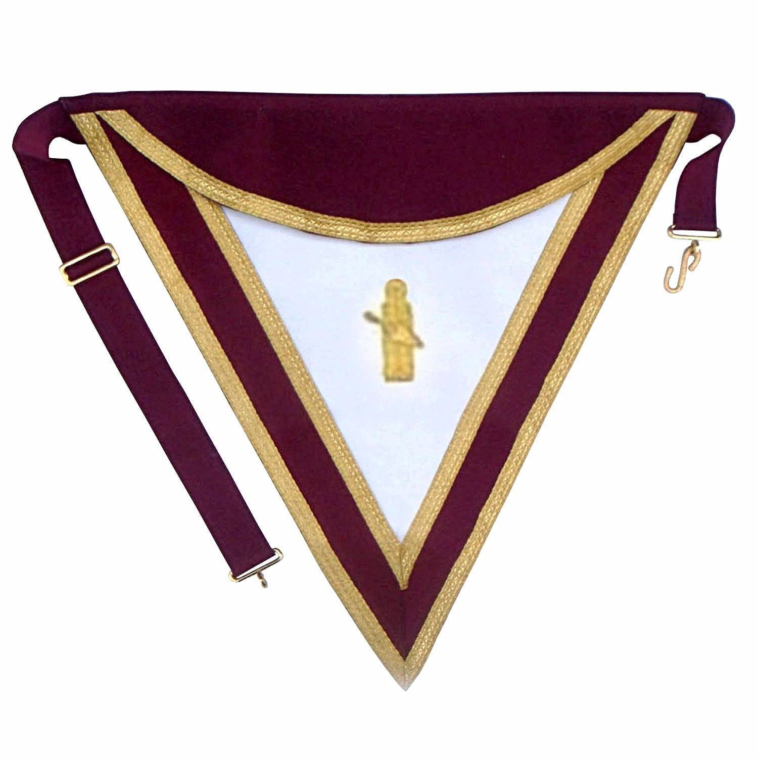 Royal & Select Masters English Regulation Apron - Maroon