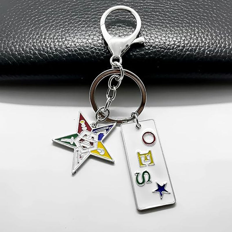 OES Keychain - Enamel Emblem with OES Tag