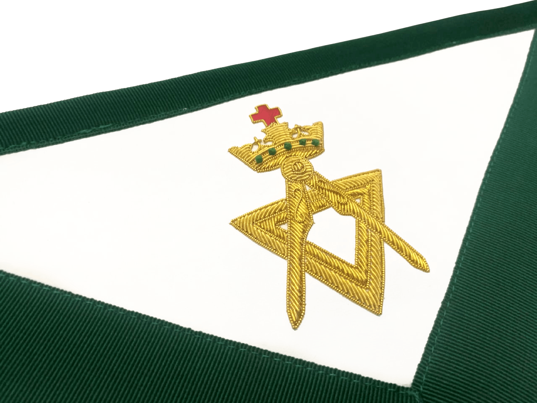 Member Allied Masonic Degrees Apron - Green Velvet