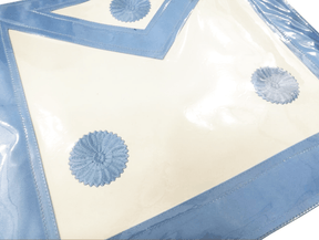 Master Mason Blue Lodge Apron - Plastic Sky Blue