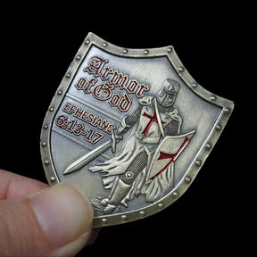 Knights Templar Commandery Coin - Silver Plated - Bricks Masons