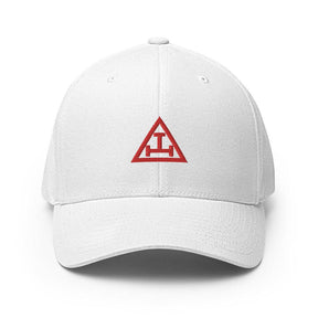 Royal Arch Chapter Baseball Cap - Red Triple Tau Embroidery