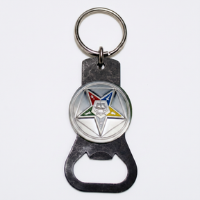 OES Bottle Opener - Aluminium Metal Keychain - Bricks Masons