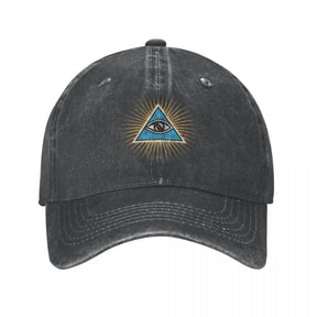 Eye of providence Baseball Cap - One Size & Various Colors - Bricks Masons