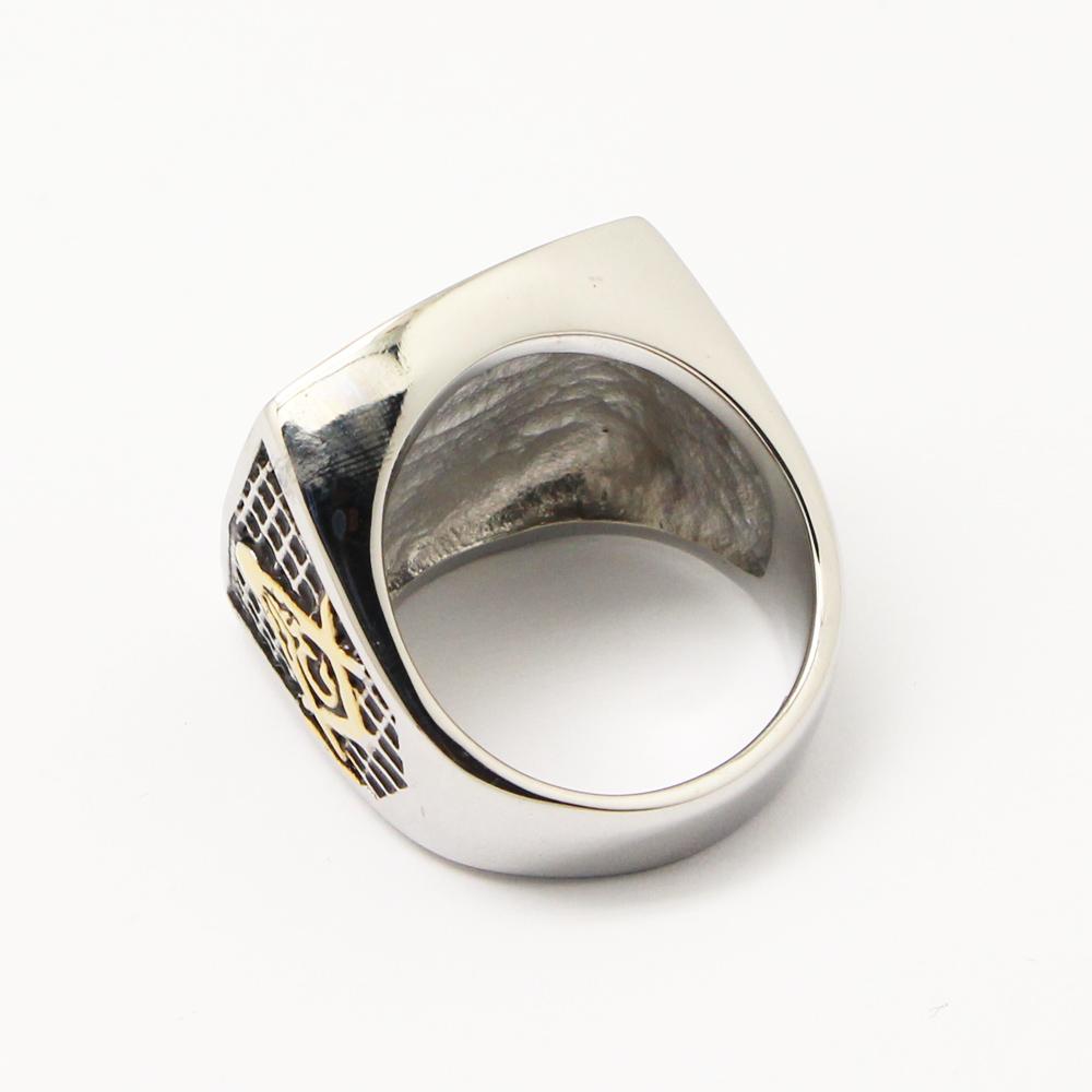 Eye Of Providence Ring - Eye of Horus Pyramid Silver Gold - Bricks Masons