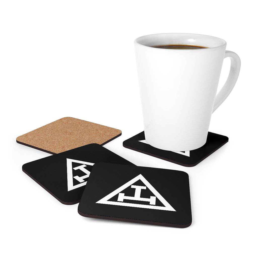 Royal Arch Chapter Coaster - Black & White