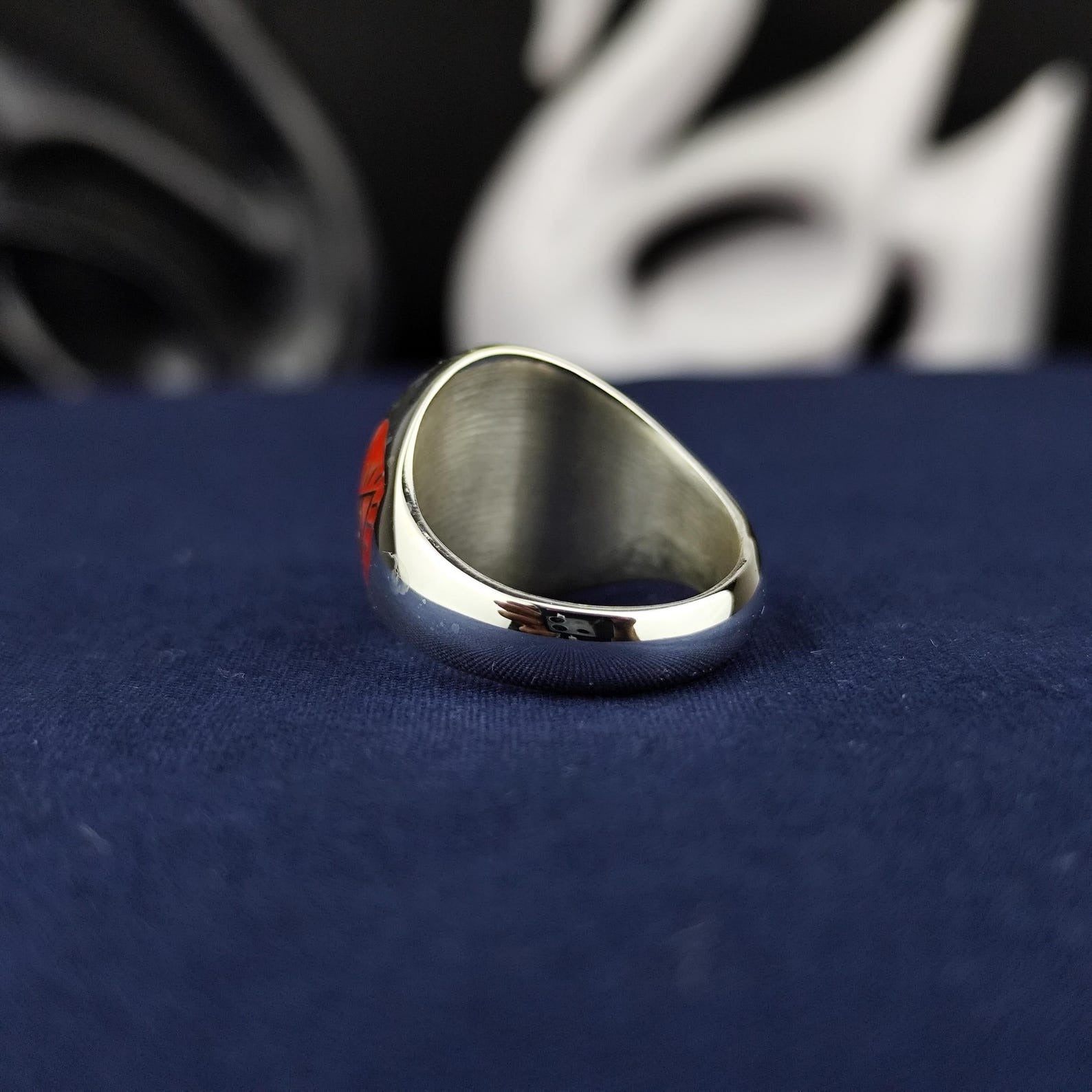 Master Mason Blue Lodge Ring - Square & Compass G Personalized - Bricks Masons