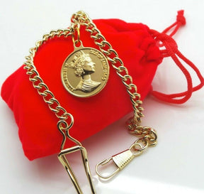 Master Mason Blue Lodge Pocket Watch - Full Hunter Gift Set with Cufflinks & Certificate - Bricks Masons