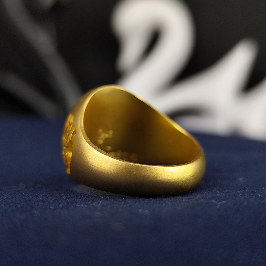 Order of Odd Fellows Ring - Gold Engraved With Various Sizes & Materials - Bricks Masons