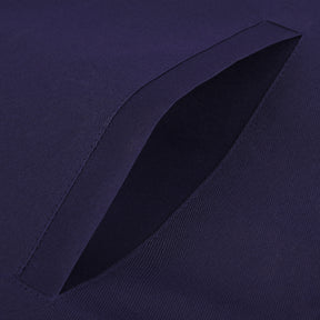 Junior Deacon Blue Lodge Officer Apron - Dark Blue With Silver Hand Embroidery Bullion - Bricks Masons