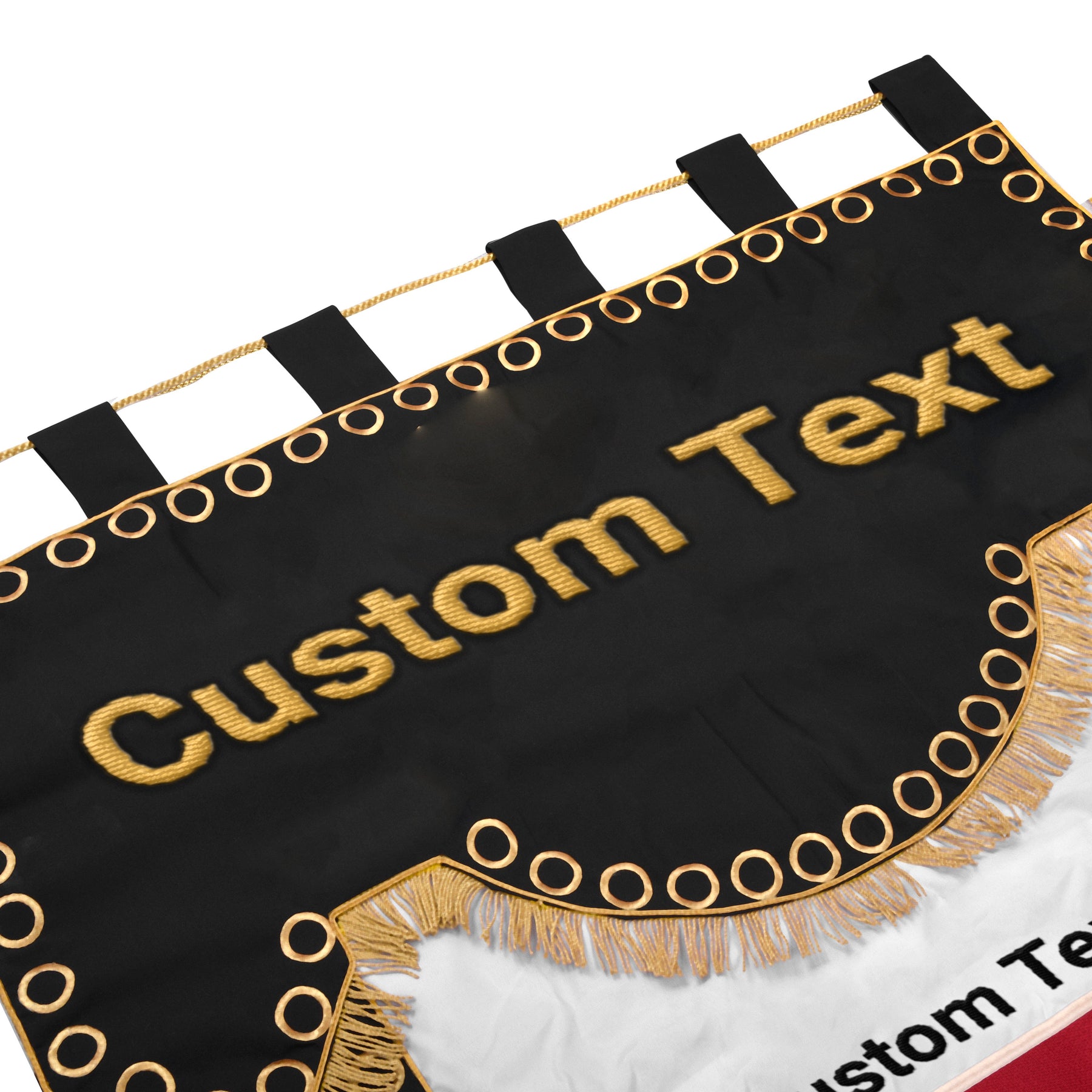 Knights Templar Banner - Machine Embroidery Fully Customizable - Bricks Masons