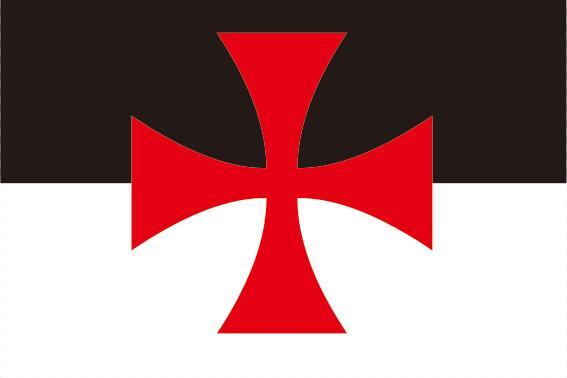 Knights Templar Flag - Cross Pat̩e - Bricks Masons