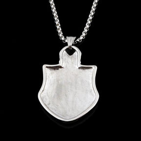 Knights Templar Necklace - Medieval Cross Shield - Bricks Masons