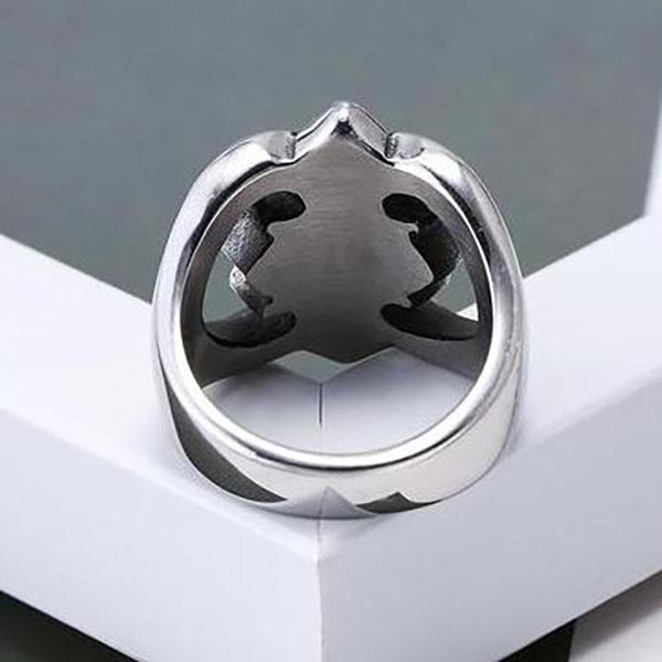 Knights Templar Ring - Silver Gold - Bricks Masons