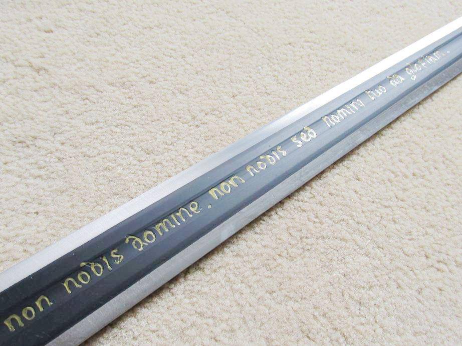 Knights Templar Sword - Knight Templar Encryption Chain Handle W/ Wall Mount 44" - Bricks Masons