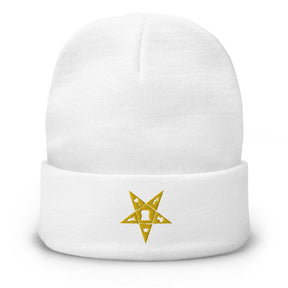 OES Beanie - Golden Embroidery