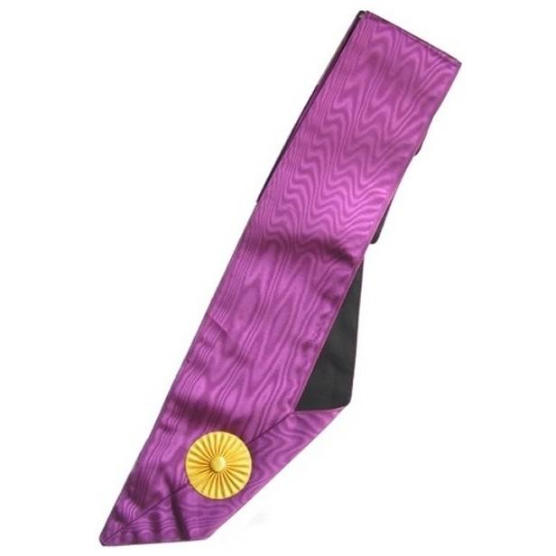 20 Years Memphis Misraim French Regulation Collar - Purple Moire