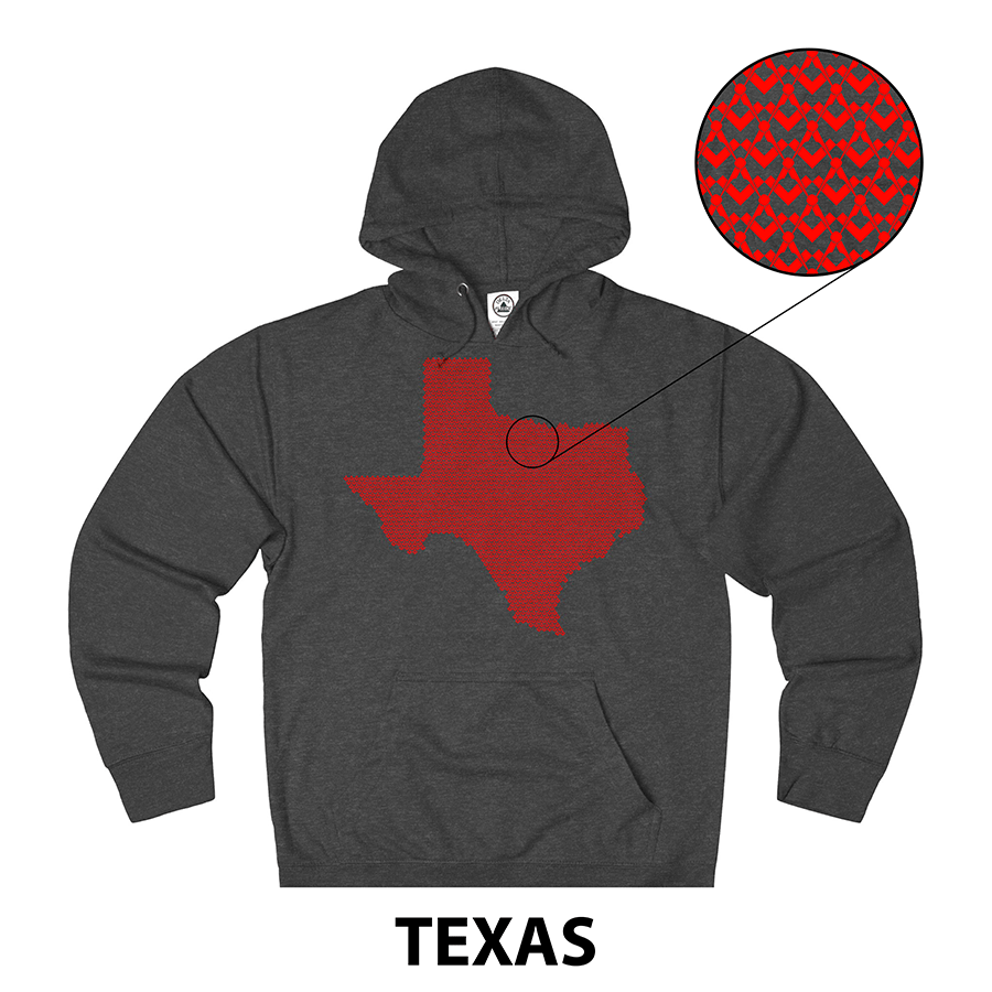 Masonic Hoodie - TEXAS State - Bricks Masons