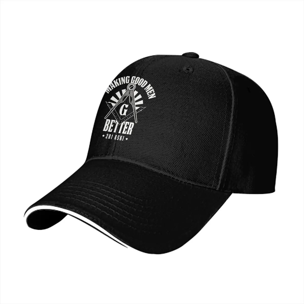 Master Mason Blue Lodge Baseball Cap - Making Good Men Better 2B1 ASK1 - Bricks Masons