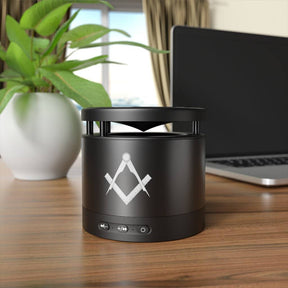 Master Mason Blue Lodge Bluetooth Speaker - Square & Compass - Bricks Masons