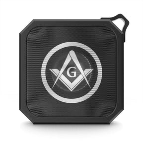 Master Mason Blue Lodge Bluetooth Speaker - Waterproof Square & Compass G - Bricks Masons