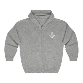 Master Mason Blue Lodge Hoodie - Square & Compass G 4 Colors - Bricks Masons