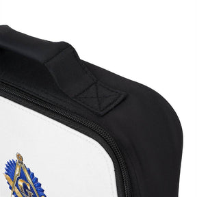 Master Mason Blue Lodge Lunch Bag - Golden Square & Compass G - Bricks Masons