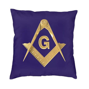 Master Mason Blue Lodge Pillowcase - (Various Colors) - Bricks Masons