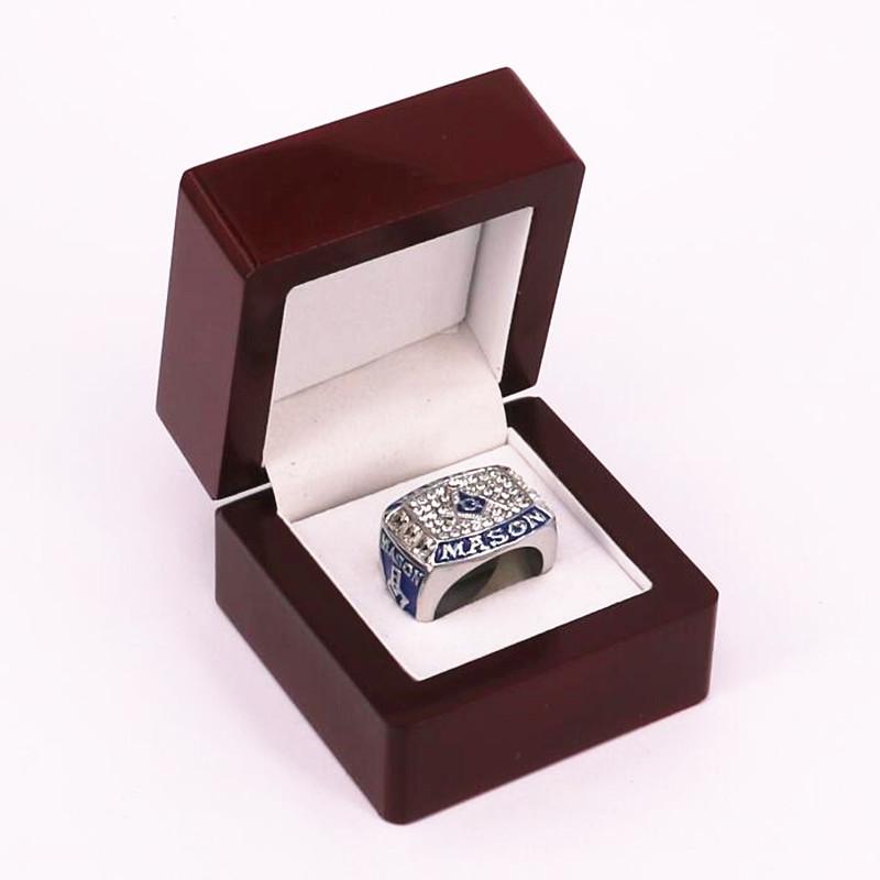 Master Mason Blue Lodge Ring - Blue - Bricks Masons