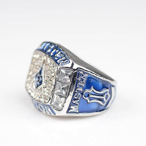 Master Mason Blue Lodge Ring - Blue - Bricks Masons