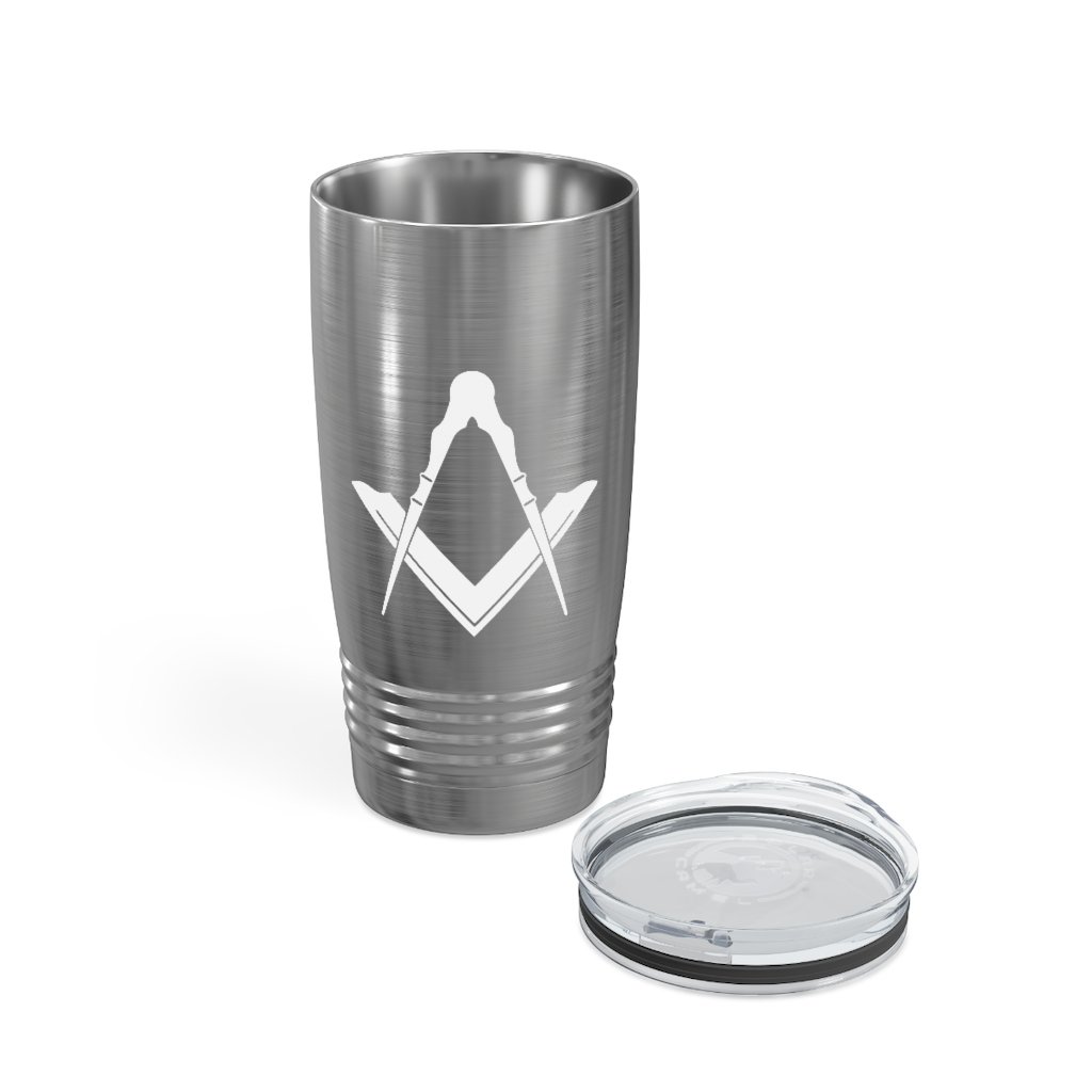 Master Mason Blue Lodge Ringneck Tumbler - 20oz Square & Compass - Bricks Masons
