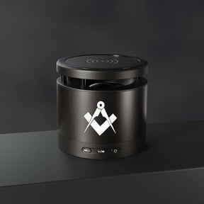 Master Mason Blue Lodge Speaker - Black with Square & Compass - Bricks Masons