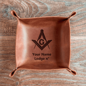 Master Mason Blue Lodge Valet Tray - Various Colors - Bricks Masons