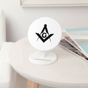 Master Mason Blue Lodge Wireless Charger - Square & Compass G - Bricks Masons