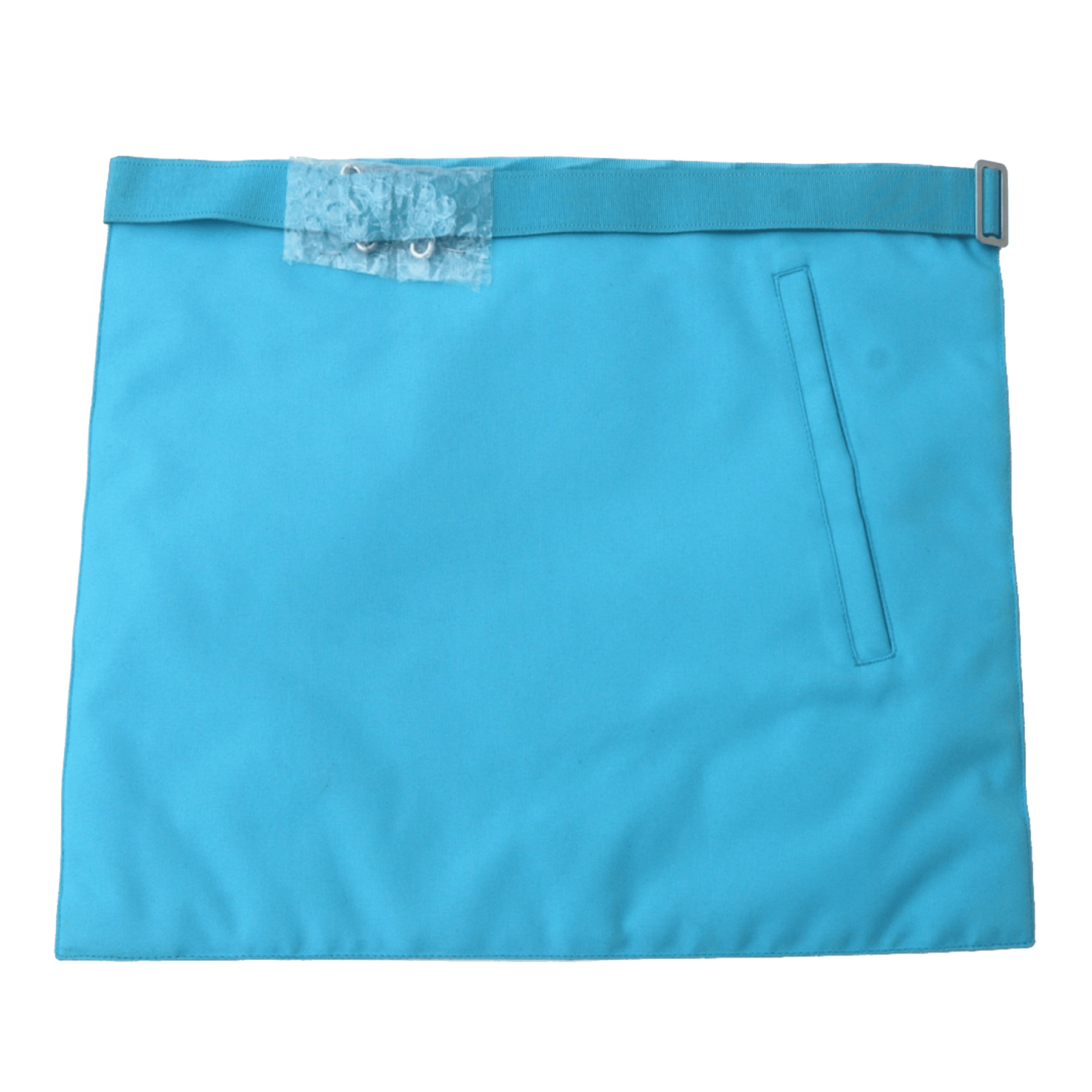Master Mason French Rite Apron - Sky Blue Moire Square & Compass - Bricks Masons