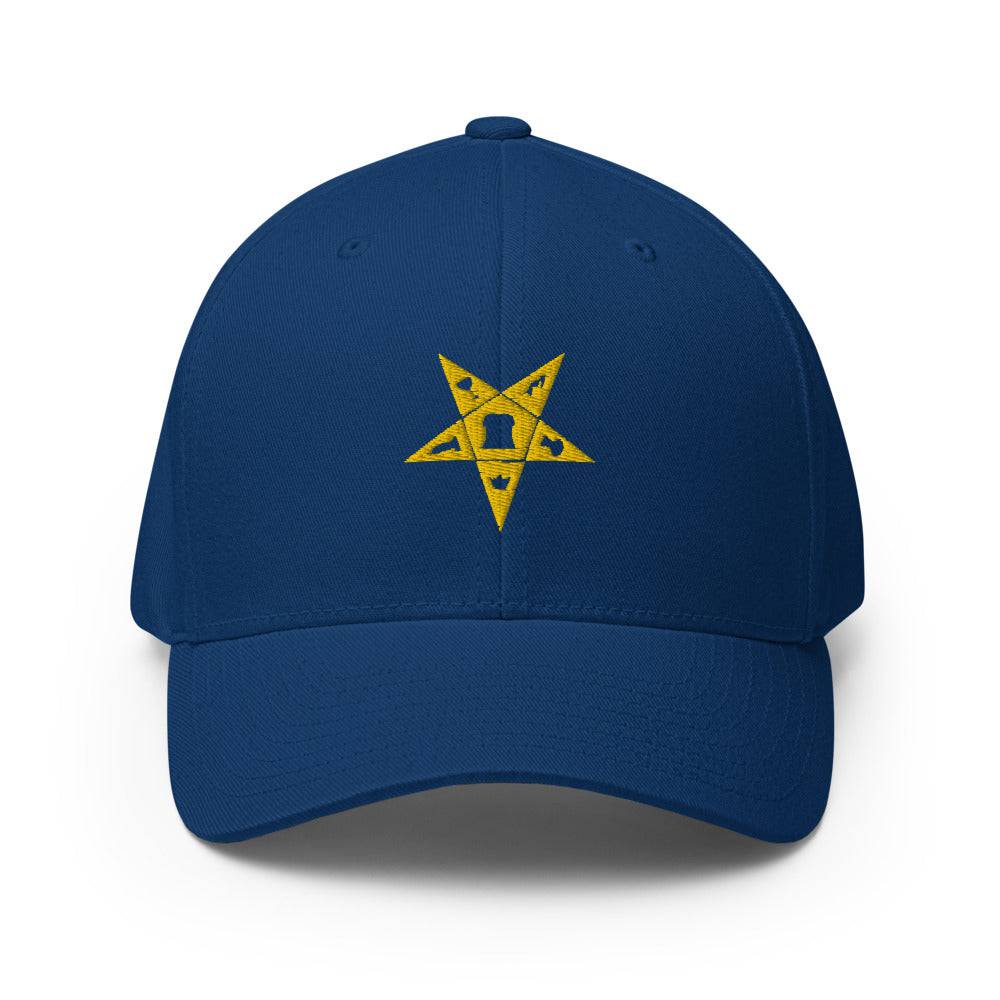 OES Baseball Cap - Golden Embroidery - Bricks Masons