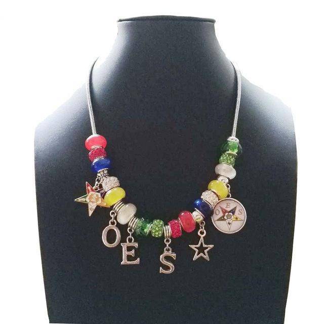 OES Necklace - Jewelry Charm - Bricks Masons