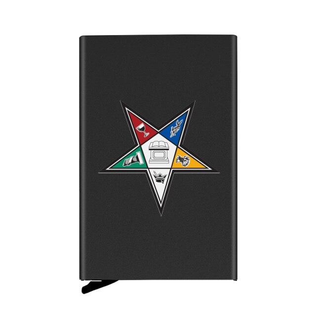 OES Wallet - Credit Card Holder Aluminum Box - Bricks Masons