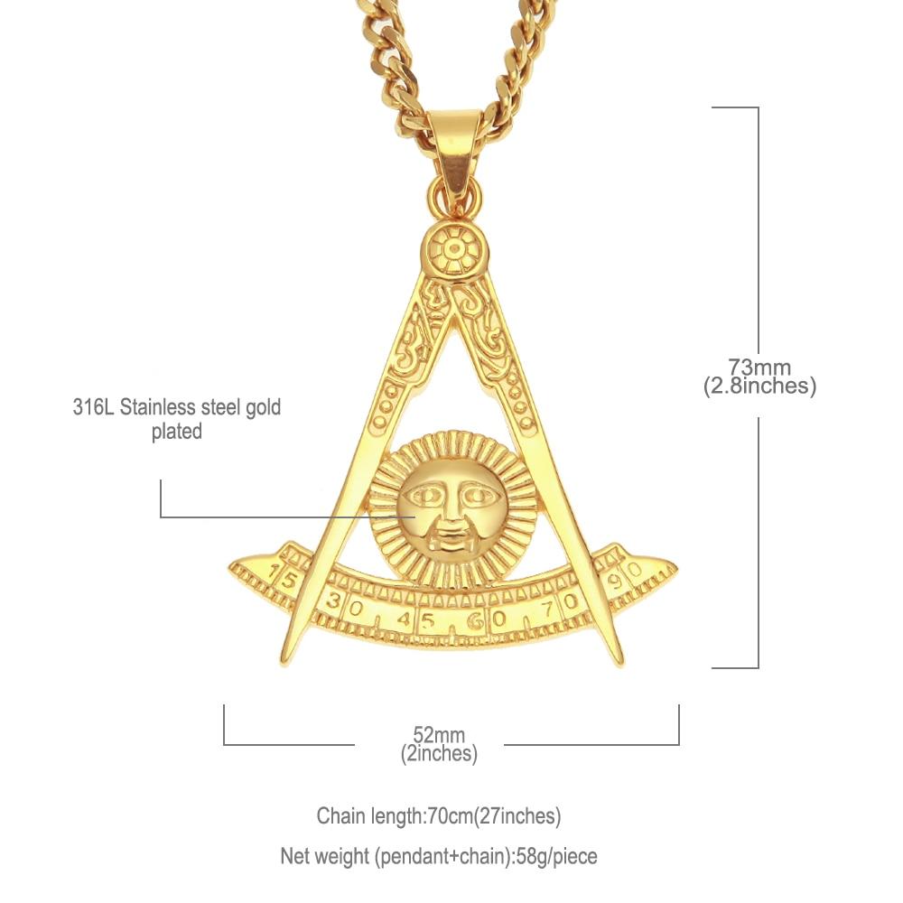 Past Master Blue Lodge Necklace - Pendant - Bricks Masons