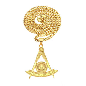 Past Master Blue Lodge Necklace - Pendant - Bricks Masons