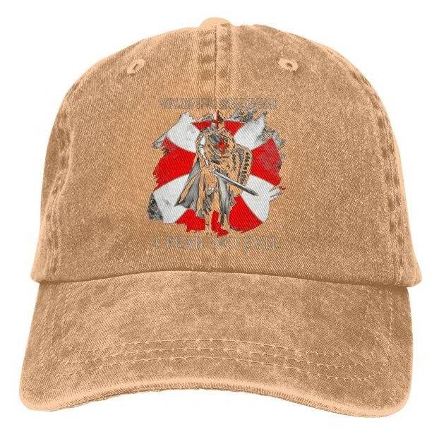 Knights Templar Commandery Baseball Cap - (I FEAR NO EVIL)