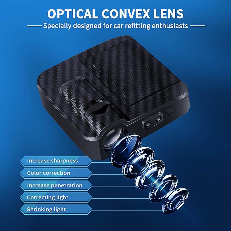 Council Car Door Light Projector - Customizable Wireless LED - Bricks Masons