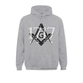 Master Mason Blue Lodge Hoodie - 1717 SMIB Square and Compass G [Multiple Colors]